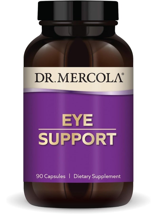 Dr. Mercola Eye Support, 90 Servings (90 Capsules), Dietary Supplement, Supports Eye and Vision Health, Non-GMO - Image 1